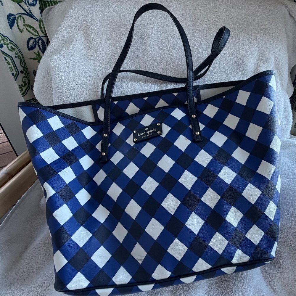 Kate Spade Plaid Tote